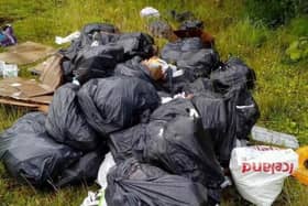 Fly tipping at Old Ballymena Road