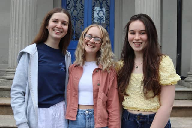 Rachel McKeeman, Jessica Orr and Emma Getgood.