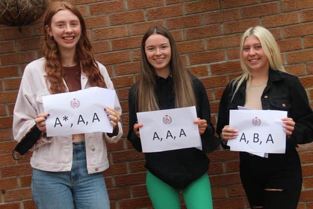 Louise Magee, Emma Milligan and Jodie Baird.