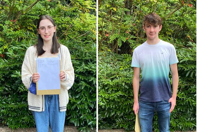 Leah McMinn and Kristropher Wilson achieved 2 A*s and 1 A grade.