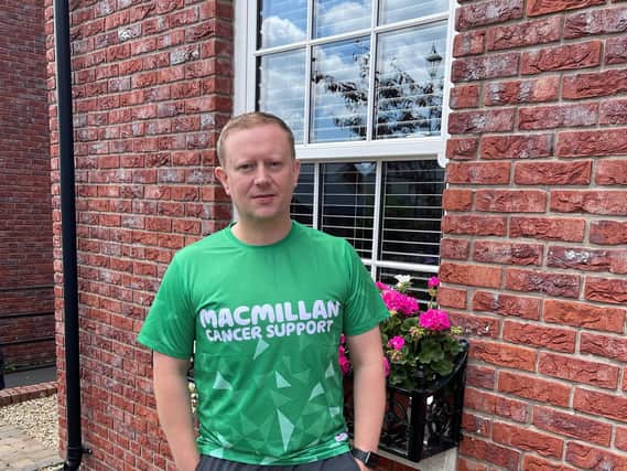 Craig Hampshire, a GP from Lisburn will be taking part in the Virgin Money London Marathon in October to raise funds for Macmillan Cancer Support