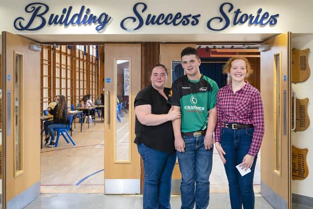 Mrs Wilson, Harry Wilson and Olivia Wilson.