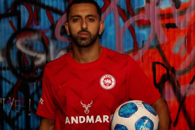 Navid Nasseri has left Linfield to join Larne. Pic courtesy of Sam Johnston.