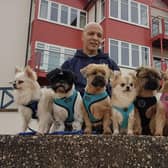 Robert Donkers  with Jake, Ronan, Pippa, Hannah, Olive, Madeleine, Violet and Wilbur