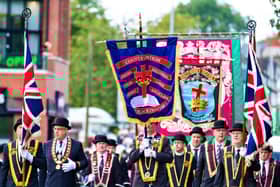 Brethren on parade during a previous Last Saturday