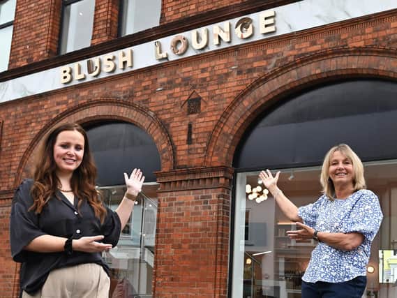 Blush Lounge owner, Ally Campbell and Chair of LCCC’s Development Committee, Ald Amanda Grehan