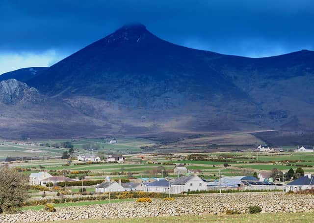 Kilkeel homes beneath the Mourne Mountains