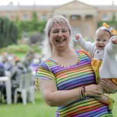 Christina and Astrid Wotherspoon enjoy the first ever Hillsborough Honey Fair. Picture: Philip Magowan/Press Eye