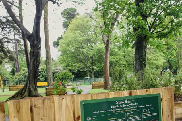 The Hazelbank Sensory Garden in Newtownabbey