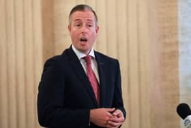 First Minister and DUP MLA for Lagan Valley, Paul Givan said there had been a “collective will” across the Executive to help refugees. PA Wire/PA Images