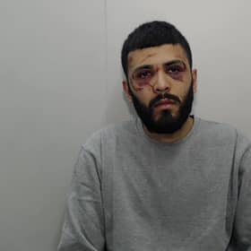 Mohammed Umar, 24, who was sentenced to six years and three months at Manchester Crown Court on Thursday for firing shots in a cemetery following a funeral. Photo: GMP/PA Wire