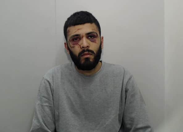 Mohammed Umar, 24, who was sentenced to six years and three months at Manchester Crown Court on Thursday for firing shots in a cemetery following a funeral. Photo: GMP/PA Wire