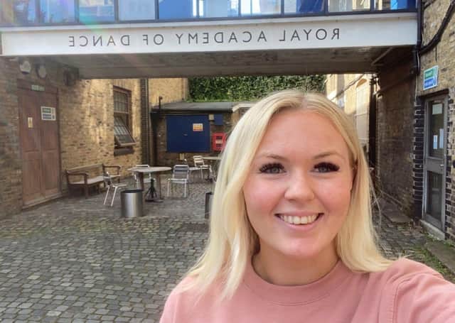 Chelsea Smyth pictured at the Royal Academy of Dance in London.