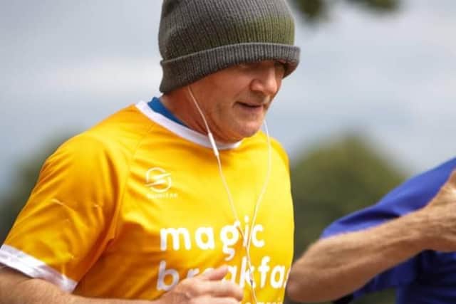Mark Neeson completed the staggering challenge of running seven marathons in seven days for Magic Breakfast, which provides a healthy sustainable meal for children in need