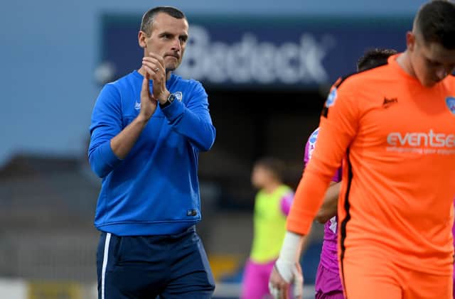 Coleraine manager Oran Kearney Photo : Inpho/Stephen Hamilton