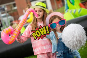 Patti and Mia having fun at the Felden family fun day.