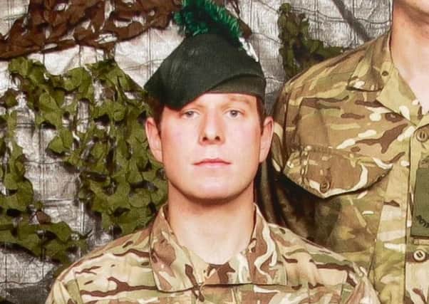 The Royal Irish Regiment has paid tribute to 'a truly outstanding soldier and commander' Cpl Stuart Hamilton after a tragic accident. Photo: c/o MoD.