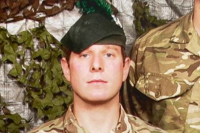 The Royal Irish Regiment has paid tribute to 'a truly outstanding soldier and commander' Cpl Stuart Hamilton after a tragic accident. Photo: c/o MoD.