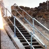 Repairs have been completed at the seafront steps.