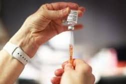 Vaccine clinic visits Magherafelt.