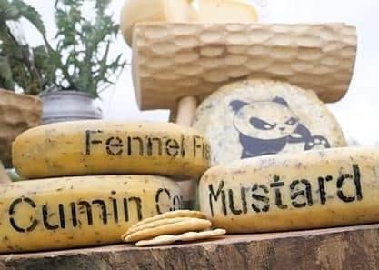 The cheese is available in flavours such as cumin and fennel.