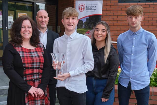 Tyrone's rising track star Nick Griggs given civic reception