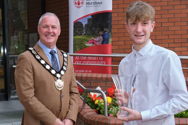 Tyrone's rising track star Nick Griggs given civic reception