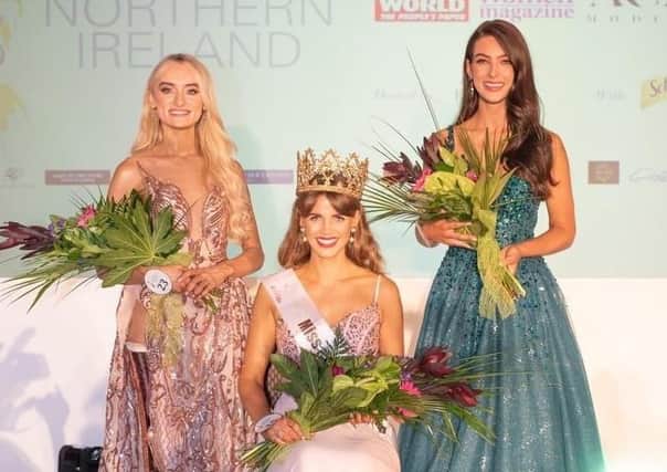 Anna Leitch was crowned Miss Northern Ireland, with Ruth Armstrong in second place and Bernadette Hagans  in third place