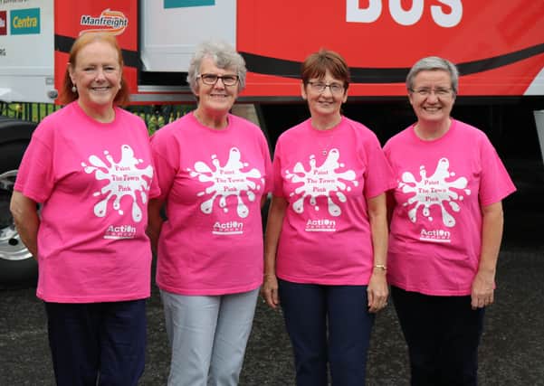 Banbridge Group organisers, left to right, Mary McLean, Betty Jones, Christine Jones and Anne Lavery