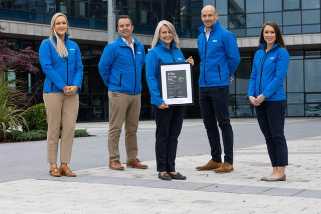 Helen Sheehy, Marketing Executive; Allan Esmann, Business Development Manager for Iceland and Denmark; Linda McMillan, Head of Talent and Organisational Development; Peadar O’Hare, Senior Project Design Engineer and Nicola Hughes, Customer Insights Executive.