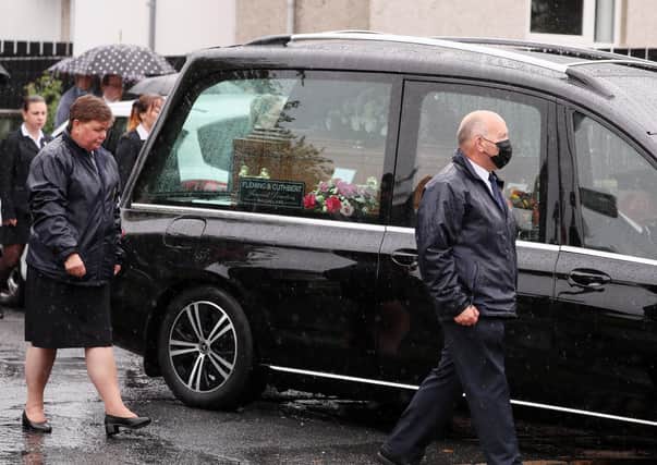 The funeral of DUP Councillor Paul Hamill was held at Belfast City Mission in Rathcoole.   Pictures by Jonathan Porter/PressEye