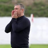 Portadown manager Matthew Tipton