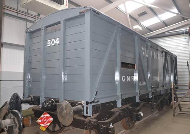 The van was painstakingly restored by the Railway Preservation Society of Ireland. Photo by Brian-Griffith