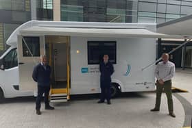 Glen Fawkes (Asst. Operations Manager), Fergal Magee (Transport Driver) & Richard Walker (Service Lead, Transport, Travel & Car Parking)