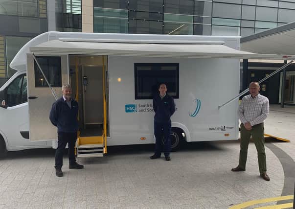 Glen Fawkes (Asst. Operations Manager), Fergal Magee (Transport Driver) & Richard Walker (Service Lead, Transport, Travel & Car Parking)