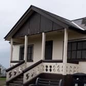 The toilet block at Larne Town Park