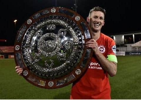 Larne won the Co Antrim Shield in 2020. (Pic Pacemaker).