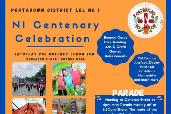 Portadown District LOL NO 1 hosting NI Centenary Celebration.
