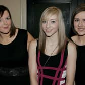 Rachel Allen, Laura Knox, Julie Steele and Kim Campbell pictured at the Kilrea YFC Boxing Night Disco held at Burberrys Portrush. Pic Steven McAuley/Kevin McAuley Photography Multimedia