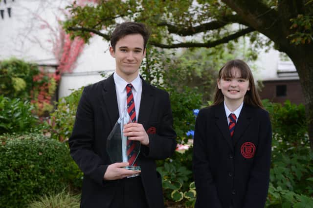 Sean Toal received the Bell Award for progress in MIA and Grace Nolan the Stevenson Prize for porgress in Mathematics.