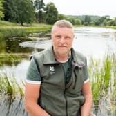 Archaeologist Malachy Conway at Temple Water at Castle Ward in Co Down. Picture: Paul Moane