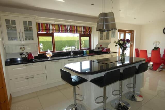 The spacious and beautifully finished Kitchen/Dinette
