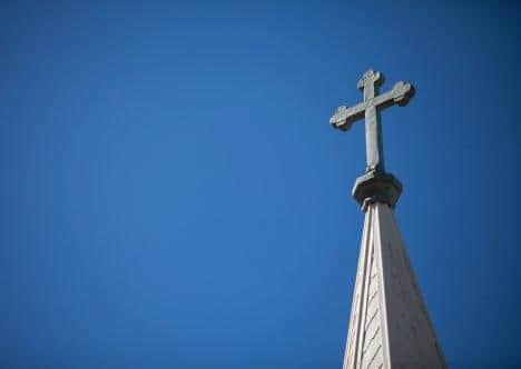 Church Steeple and Cross