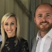 DUP MP Carla Lockhart and Cllr Darryn Causby.