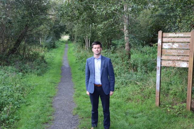 Upper Bann MLA Jonathan Buckley who is demanding that action be taken against drug gangs who are taking over the streets in Portadown.