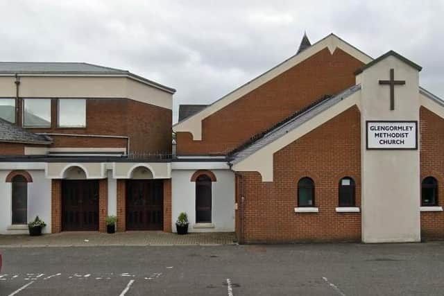 Glengormley Methodist Church. (Pic Google).