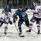 Belfast Giants’ Lewis Hook in action against the Dundee Star at the SSE Arena. Picture: William Cherry/Presseye