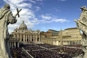 A view of St Peter's Square at the Vatican, during the Sacred Mass for the Jubilee of the Bishops on Sunday, October 8, 2000. Picture:  AP Photo/Plinio Lepri