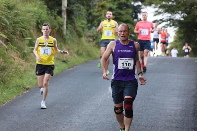 Ryan Kennedy at the Mallusk 5 Mile