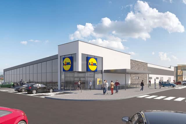 An artist's impression of the new Coleraine store
